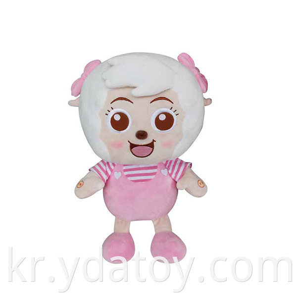 Cute pink clothes beautiful sheep toys